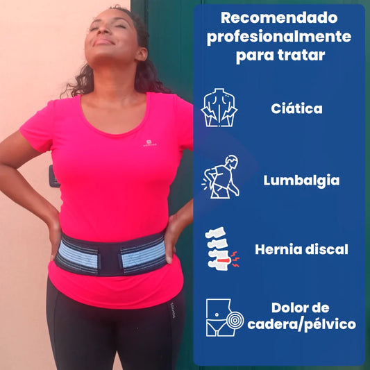 Cinturón Lumbar| Faja Ciática Cadera