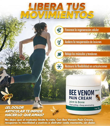 Bee Venom™ |Crema Curativa Natural para el Dolor y las Articulaciones