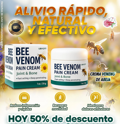 Bee Venom™ |Crema Curativa Natural para el Dolor y las Articulaciones